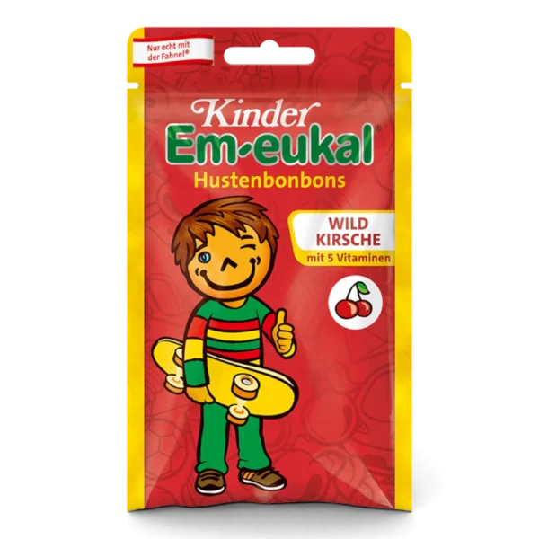 Kinder Em-eukal Wildkirsche Bonbons mit 5 Vitaminen 75 g