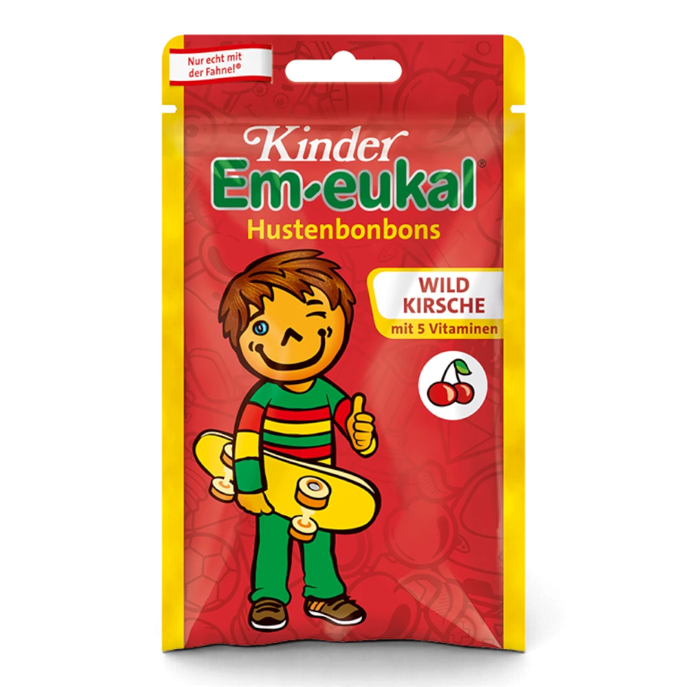 Kinder Em-eukal Wildkirsche Bonbons mit 5 Vitaminen 75 g