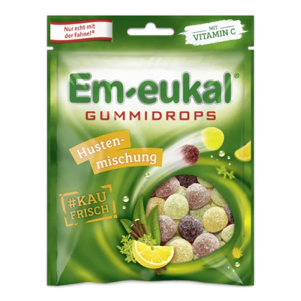 Em-eukal Gummidrops Hustenmischung mit Vitamin C 90 g