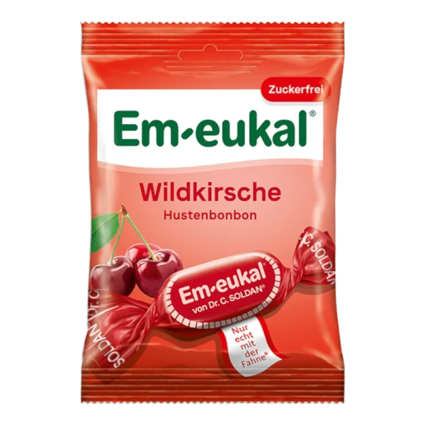 Em-eukal Wildkirsche zuckerfrei Hustenbonbons 75 g
