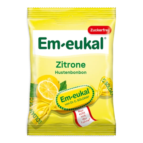Em-eukal Zitrone zuckerfrei Hustenbonbons 75 g