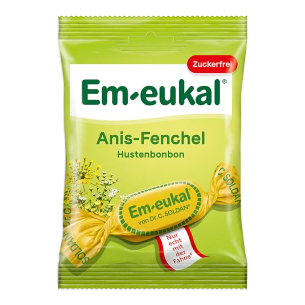 Em-eukal Anis-Fenchel zuckerfrei Hustenbonbons 75 g