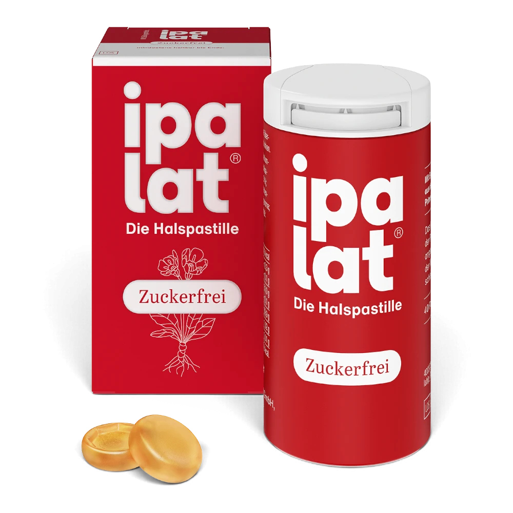 ipalat Zuckerfrei Halspastillen 40 Stück – mit Menthol