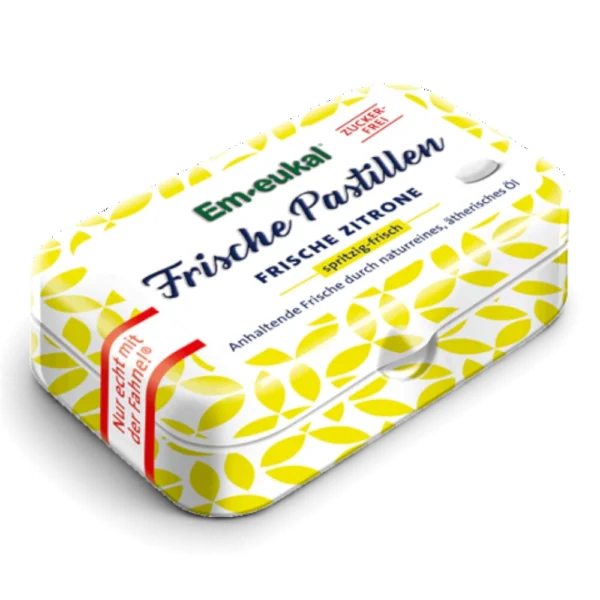 Em-eukal Frische Pastillen Frische Zitrone zuckerfrei 20 g