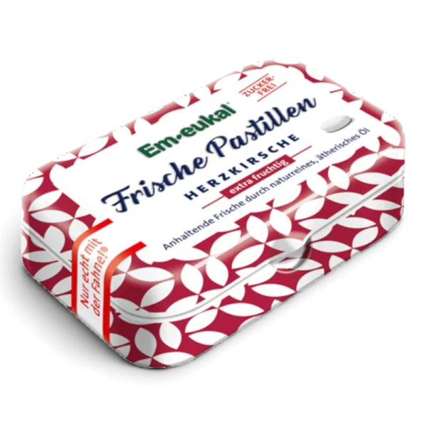 Em-eukal Frische Pastillen Herzkirsche zuckerfrei 20 g