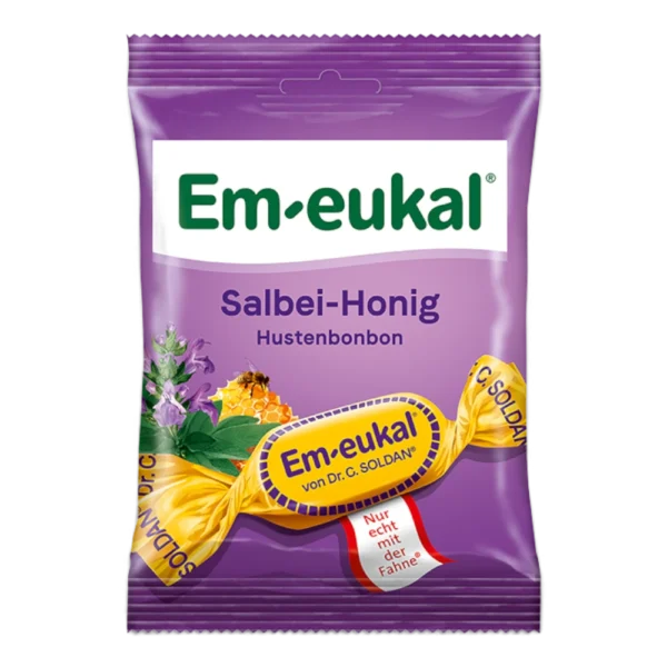 Em-eukal Salbei-Honig Hustenbonbons mit Vitamin C 75 g