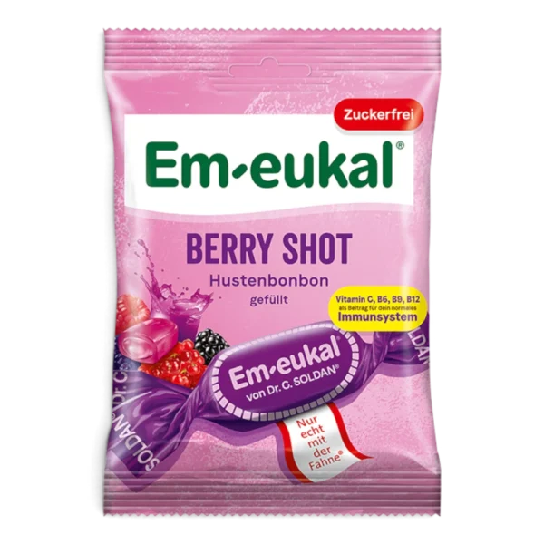 Em-eukal Berry Shot gefüllt zuckerfrei mit 10 Vitaminen 75 g