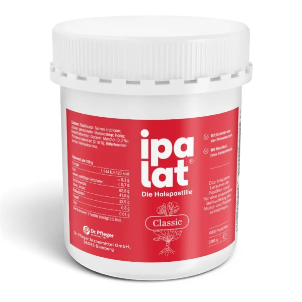 ipalat Classic Halspastillen 400 Stück – Großpackung