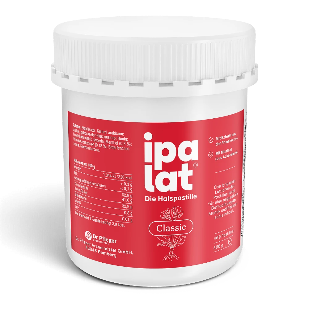 ipalat Classic Halspastillen 400 Stück – Großpackung