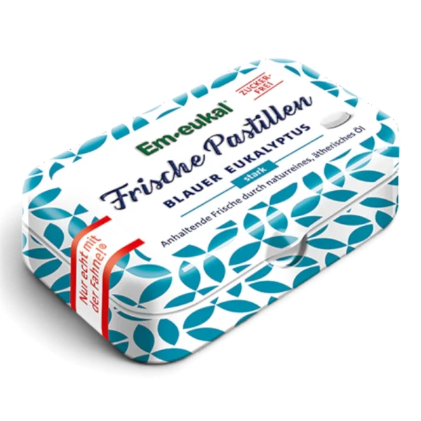 Em-eukal Frische Pastillen Blauer Eukalyptus zuckerfrei 20 g
