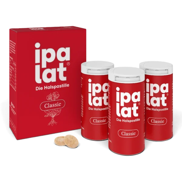ipalat Classic Halspastillen 120 Stück – Vorratspackung
