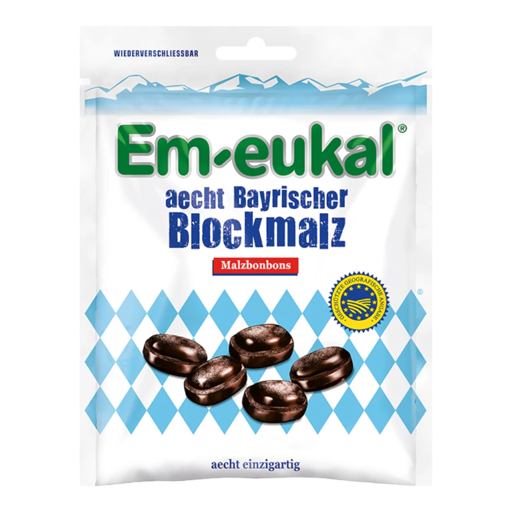 Em-eukal aecht Bayrischer Blockmalz Malzbonbons 100 g