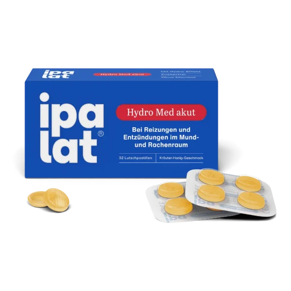 ipalat Hydro Med akut 32 Lutschpastillen – mit Hydro-Effekt