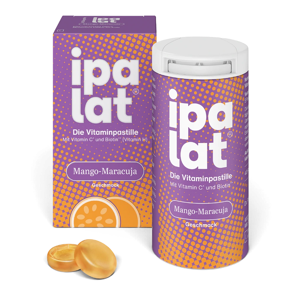 ipalat Vitaminpastille Mango-Maracuja 40 Stück