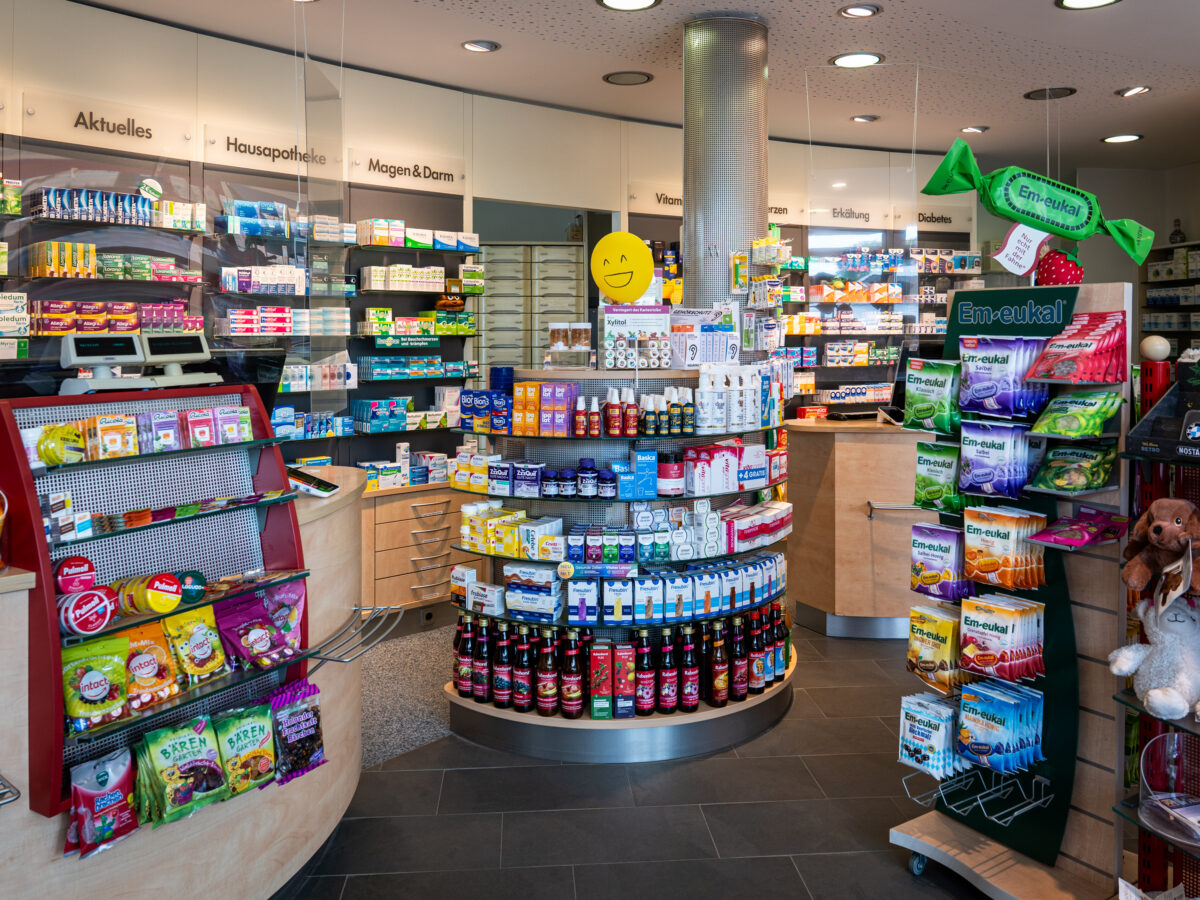 Innenraum der Schöffen-Apotheke