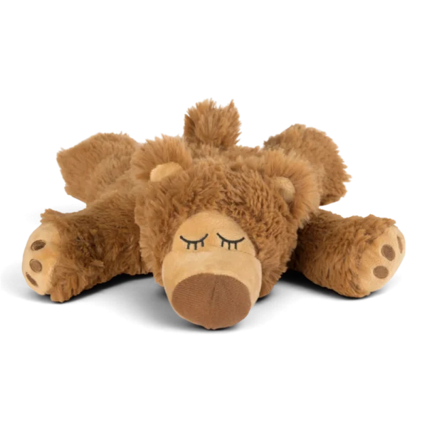 Warmies® Sleepy Bear braun – kuscheliges Wärmetier mit Naturfüllung