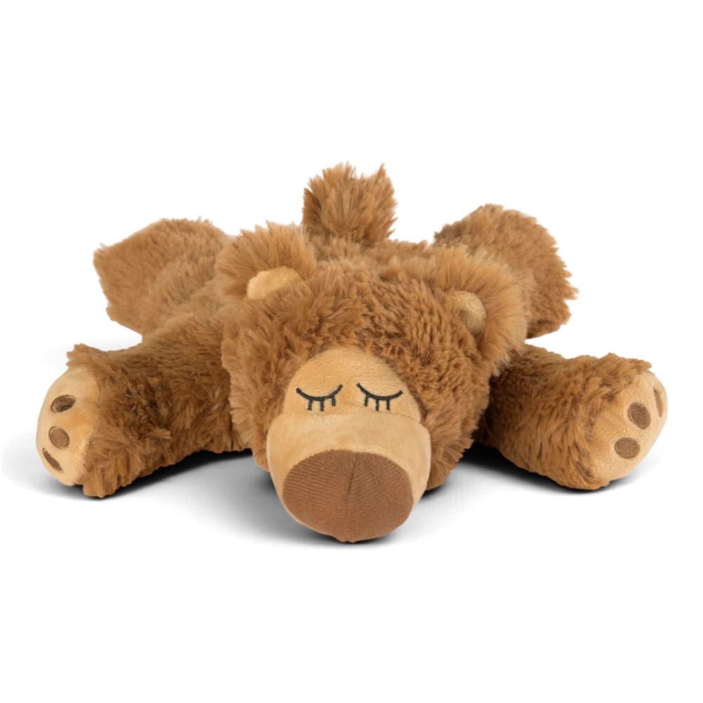 Warmies® Sleepy Bear braun – kuscheliges Wärmetier mit Naturfüllung