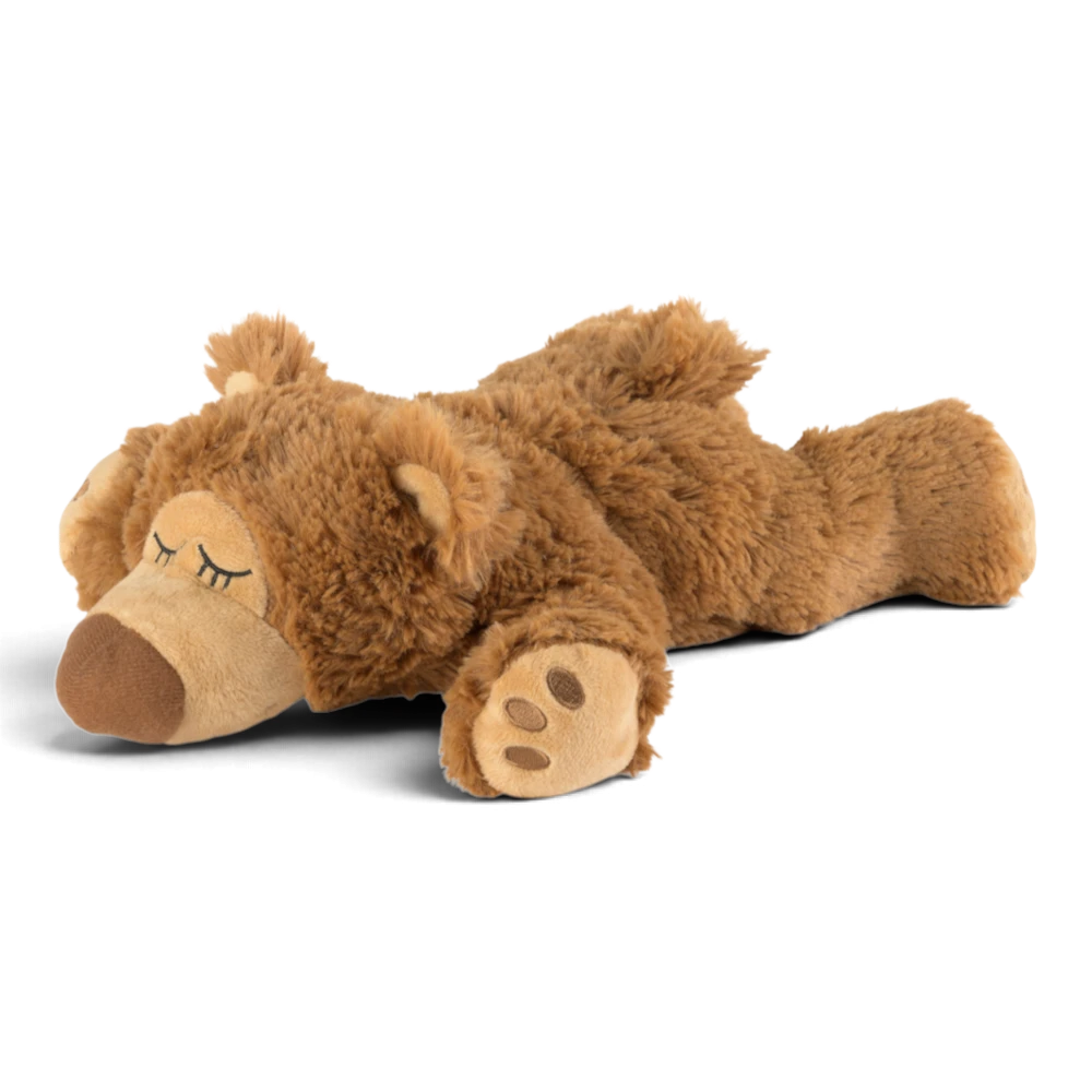 Warmies® Sleepy Bear braun – kuscheliges Wärmetier mit Naturfüllung – Bild 2