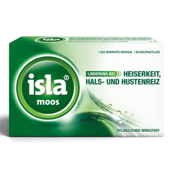 isla® moos Halspastillen bei Hustenreiz & Heiserkeit – 60 Stück