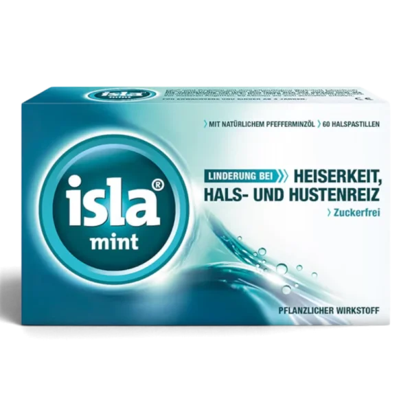 isla® mint Halspastillen bei Hustenreiz & Heiserkeit – 60 Stück