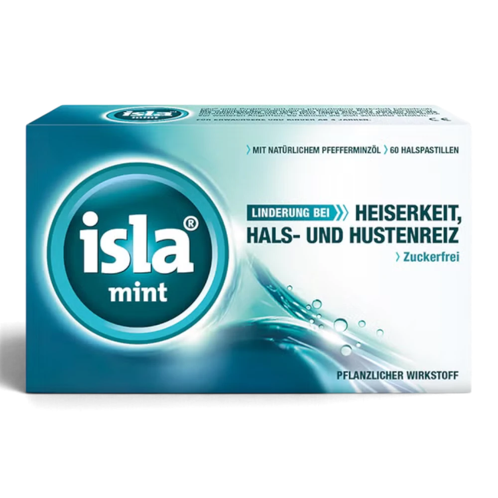 isla® mint Halspastillen bei Hustenreiz & Heiserkeit – 60 Stück