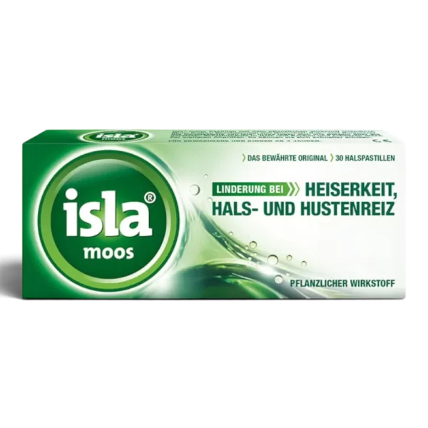 isla® moos Halspastillen bei Hustenreiz & Heiserkeit – 30 Stück