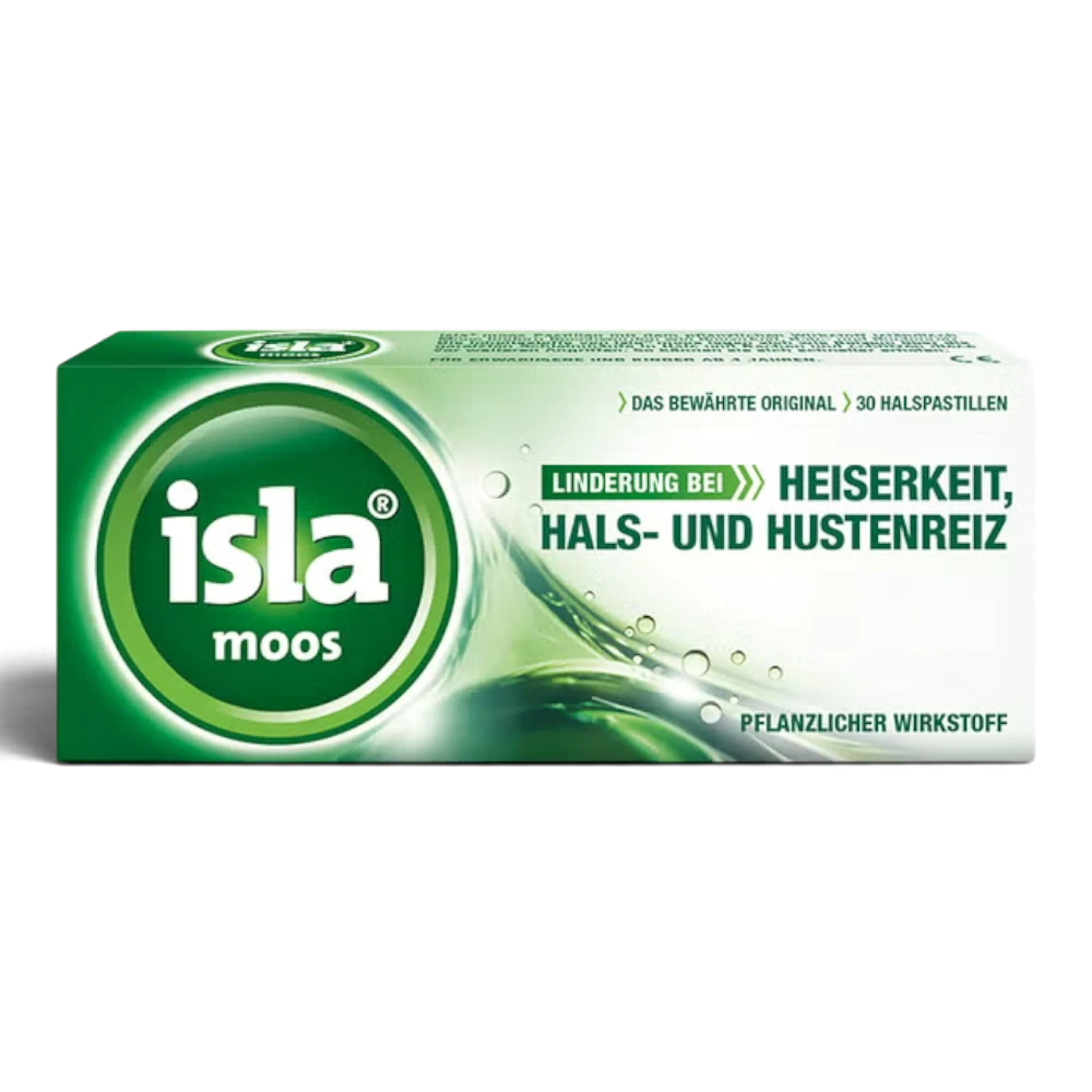isla® moos Halspastillen bei Hustenreiz & Heiserkeit – 30 Stück