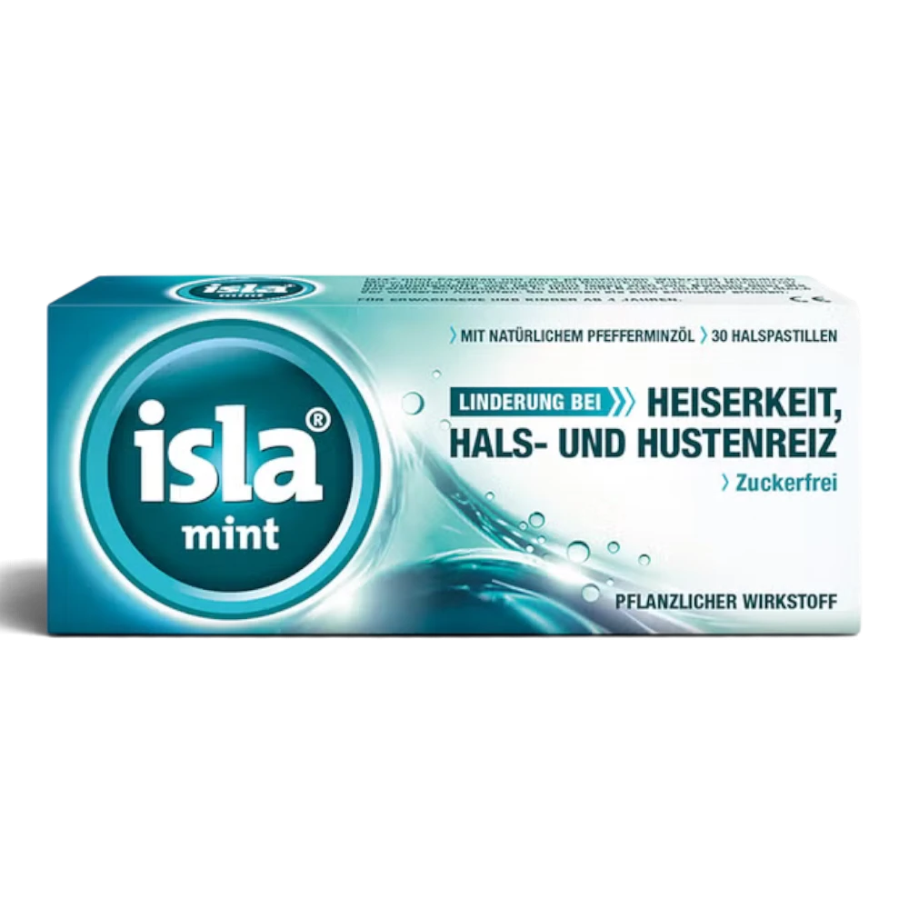isla® mint Halspastillen bei Hustenreiz & Heiserkeit – 30 Stück