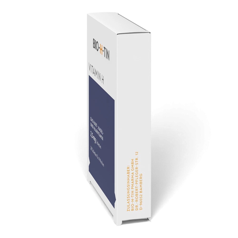 BIO-H-TIN Vitamin H 2,5 mg 28 Tabletten – Biotin für Haare & Nägel – Bild 4