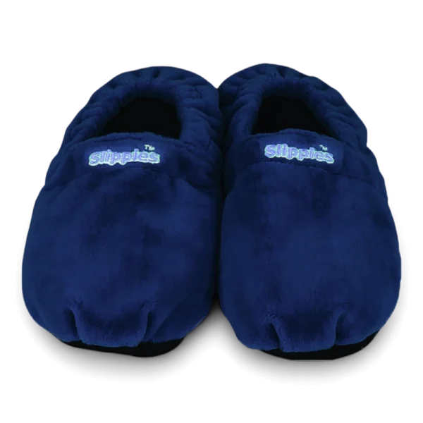 Warmies® Slippies Classic dunkelblau Gr. 41–45 – wärmende Slippies mit Lavendelduft