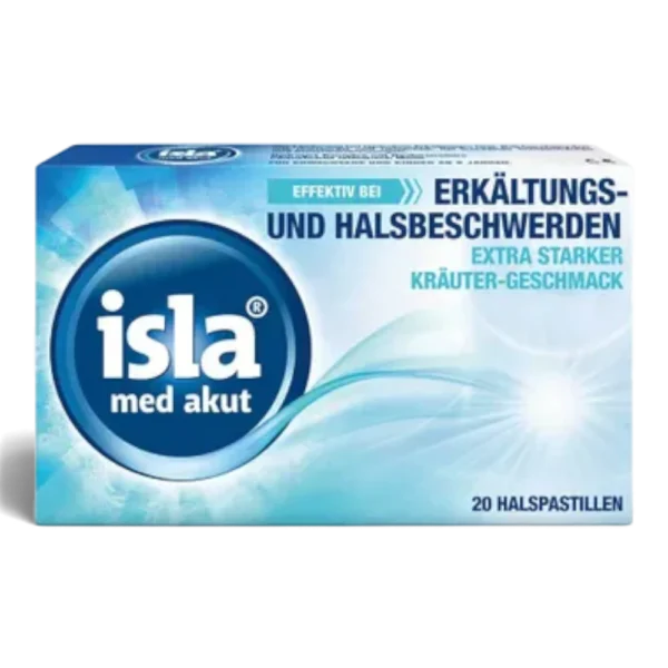 isla® med akut Halspastillen bei Halsschmerzen & Hustenreiz – 50 Stück