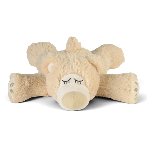 Warmies® Sleepy Bear beige – kuscheliges Wärmetier mit Naturfüllung