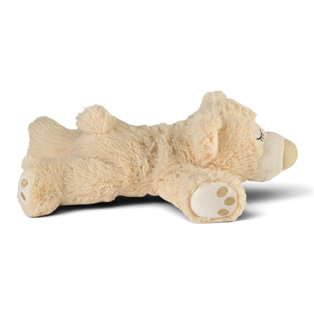 Warmies® Sleepy Bear beige – kuscheliges Wärmetier mit Naturfüllung – Bild 2