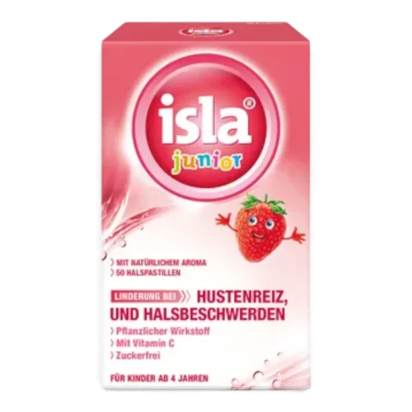 isla® junior Halspastillen für Kinder ab 4 Jahren – 50 Stück