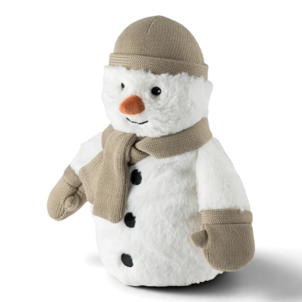 Warmies® Schneemann – kuscheliges Wärmetier mit Naturfüllung