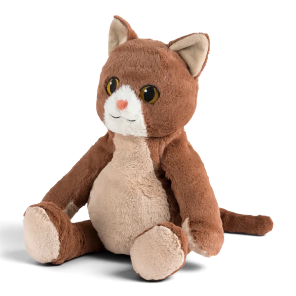 Warmies® Katze sitzend – kuscheliges Wärmetier mit Naturfüllung