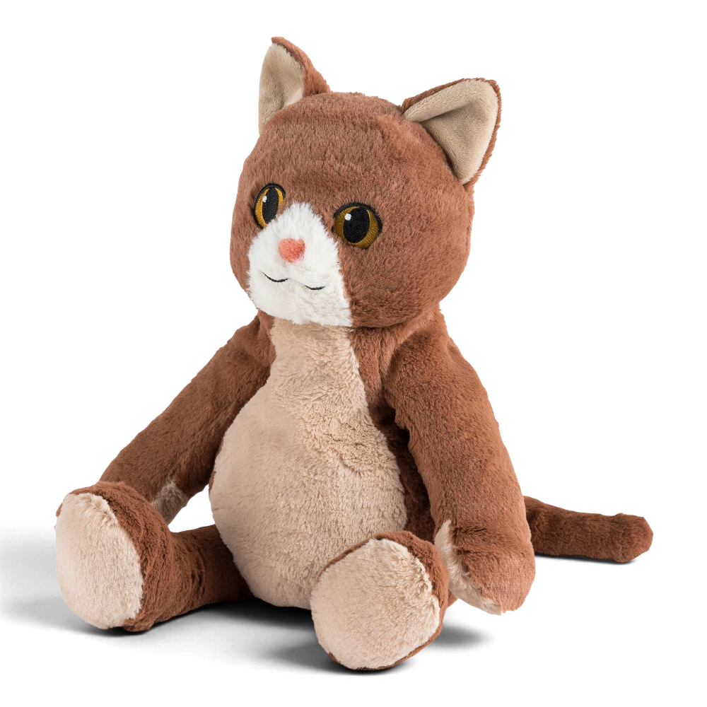 Warmies® Katze sitzend – kuscheliges Wärmetier mit Naturfüllung